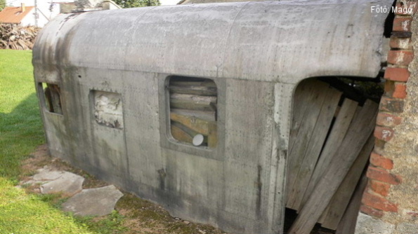 Fiat G-12 géptörzs maradványa
