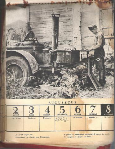 Doni naptár 1943 augusztus -1