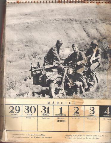 Doni naptár 1943 március -április
