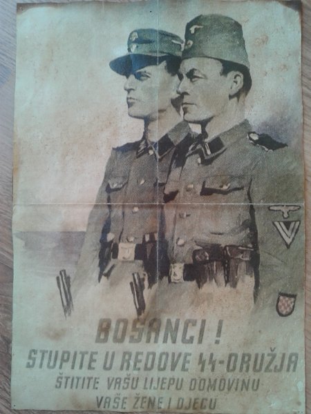 Bosnyák SS toborzó plakát!