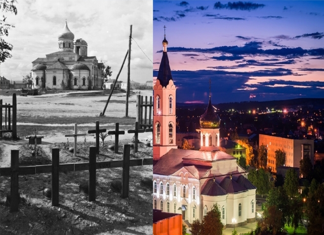 II. világháborús helyszínek egykor és most – Oroszország, magyar katonasírok 1942-ben és a helyszín napjainkban