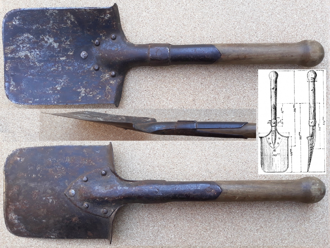 I. világháborús német M1874 gyalásó – fészerlelet I. világháborús német M1874 gyalásó – fészerlelet