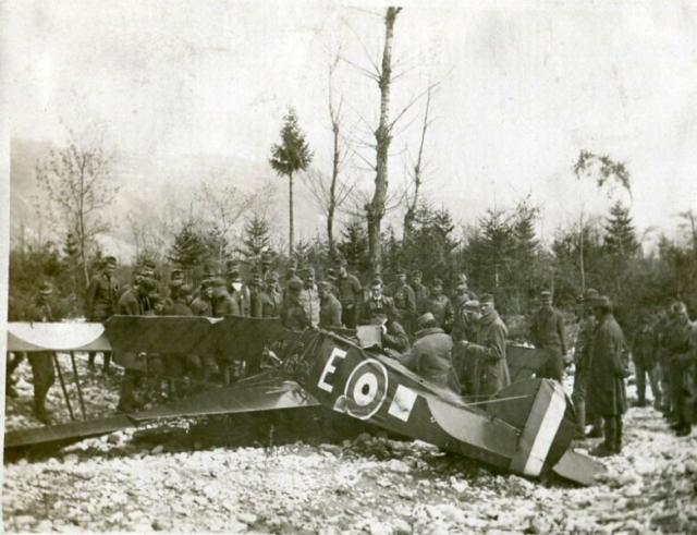 Lelőtt britt gép I.vh, olasz front