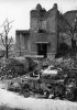 Budapest 1945,Tigris utca 19. Beobachtungspanzer III. tüzérségi megfigyelő páncélos roncsa 