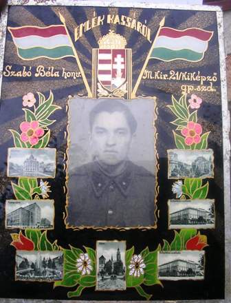 Szabó Béla bácsi a világháború idején.