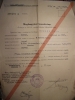 „Meghagyási igazolvány” 1943-ból