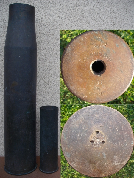 Eső és második világháborús lőszerhüvelyek 