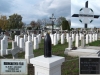 Katonasírok megújulása a sárvári temetőben