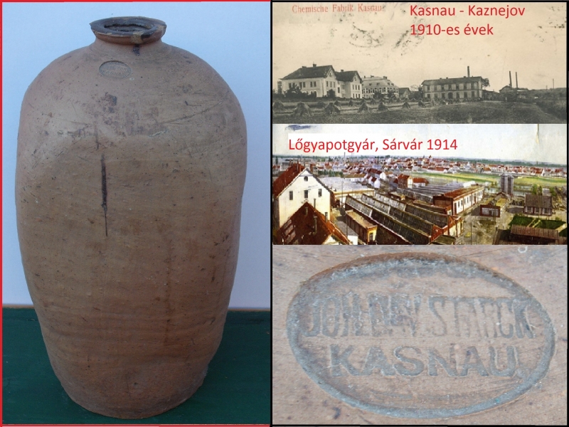 Vegyszeres tartály a sárvári I. világháborús Lőgyapotgyárból