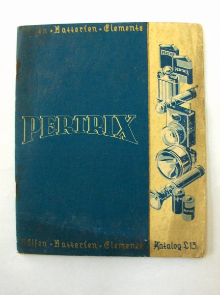 L13 Pertrix katalógus 1935-ből