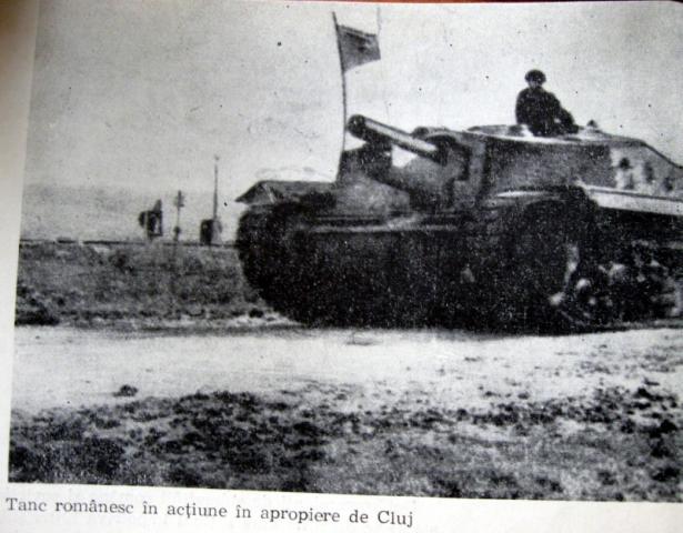 "Roman tank" Kolozsvar kornyeken, 1944