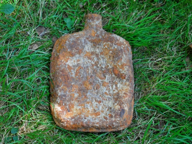Olasz M1917 ónozott acélkulacs